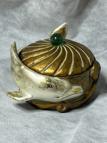 Dolphin figurine trinket - dolphin,