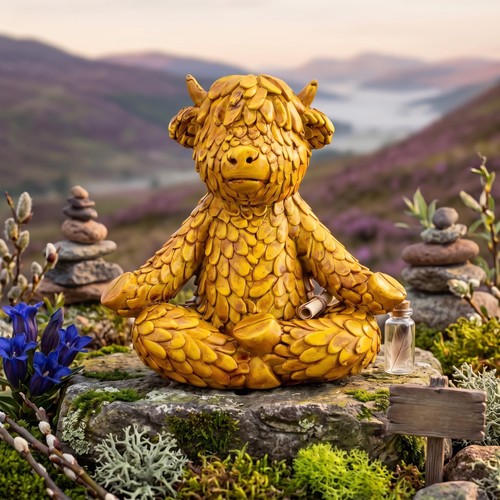 Meditation yoga figurine - meditation,